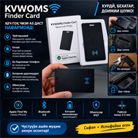 Трекер в виде GPS-карты KVOMS под iOS 9000000066