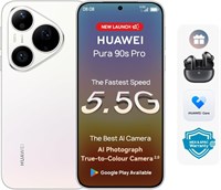 HUAWEI Pura 90s Pro 5.5G AI Dual SIM 12GB+256GB Coconut White + Freebuds Pro5 1000041460