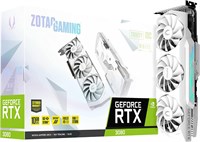 Видеокарта ZOTAC Gaming GeForce RTX™ 3080 Trinity OC White Edition LHR 10GB GDDR6X 320-bit 19 Gbps PCIE 4.0, система охлаждения IceStorm 2.0 Advanced Cooling, подсветка Spectra 2.0 RGB, модель ZT-A30800K-10PLHR 1000042534