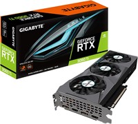 Видеокарта Gigabyte GeForce RTX 3060 Ti Eagle OC D6X 8G, 3 вентилятора WINDFORCE, 8 ГБ 256-битной памяти GDDR6X, GV-N306TXEAGLE OC-8GD 1000042548