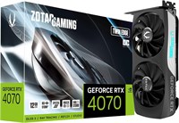 ZOTAC Gaming GeForce RTX 4070 Twin Edge OC DLSS 3 12GB GDDR6X 192-bit 21 Gbps PCIE 4.0 Compact Gaming Graphics Card, IceStorm 2.0 Advanced Cooling, Spectra RGB Lighting, ZT-D40700H-10M 1000042566