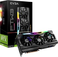 EVGA GeForce RTX 3090 FTW3 Ultra Gaming, 24 ГБ GDDR6X, технология iCX3, ARGB LED, металлическая задняя панель, 24G-P5-3987-KR 1000042584