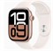 Умные часы Apple Watch Series 10, 46mm, Rose Gold, Sport Band S/M 10351
