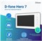Видеодомофон для квартиры D-fone Hero 7 (Белый), TFT дисплей 7" 1024х600, детекция движения, встроенная память, cовместим с подъездным домофоном через модуль сопряжения 67092 - фото 493240