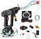 36Bar Cordless Pressure Washer Gun, 6-12 Meters Range Portable Car Washer Cleaner with 10pcs Rechargeable 21V 2.0Ah Batteries, Adjustable Modes with 0-180° NozzleCars Washing Gun/Fences/Patios/Boats 67161