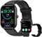 Умные часы ZW01 — дисплей 1,83 дюйма, звонки по Bluetooth, аккумулятор на 15 дней, водонепроницаемость IP68, более 123 спортивных режимов, монитор SpO2/ЧСС/сна, молитвенные оповещения, умные часы, совместимые с Android iOS (черный) 1000105 - фото 494089