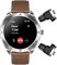 Haino Teko Germany ST5 Watch Buds круглой формы с AMOLED-дисплеем, умные часы, Bluetooth-наушники для мужчин (серебристый) 1000226 - фото 494672