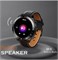 Haino Teko Germany ST5 Watch Buds круглой формы с AMOLED-дисплеем, умные часы, Bluetooth-наушники для мужчин (серебристый) 1000226