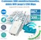 Удлинитель Wi-Fi, усилитель Wi-Fi, покрытие до 8000 кв. футов и 35 устройств, мощный усилитель Wi-Fi со скоростью 1200 Мбит/с, двухдиапазонный 2,4G и 5G, с портом Ethernet и режимом точки доступа, 4 антенны с полным покрытием на 360° (белый) 1003109 - фото 497335 Удлинитель Wi-Fi, усилитель Wi-Fi, покрытие до 8000 кв. футов и 35 устройств, мощный усилитель Wi-Fi со скоростью 1200 Мбит/с, двухдиапазонный 2,4G и 5G, с портом Ethernet и режимом точки доступа, 4 антенны с полным покрытием на 360° (белый) 1003109 - фото 497335