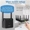 Усилитель расширения Wi-Fi, усилитель сигнала Wi-Fi, повторитель Wi-Fi на 2 антенны, усилитель интернета, с портом Ethernet, для усилителей домашнего беспроводного сигнала, вилка для Великобритании (черный) 1003188 - фото 497685 Усилитель расширения Wi-Fi, усилитель сигнала Wi-Fi, повторитель Wi-Fi на 2 антенны, усилитель интернета, с портом Ethernet, для усилителей домашнего беспроводного сигнала, вилка для Великобритании (черный) 1003188 - фото 497685