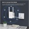 Tenda Wi-Fi Extender Booster, Wi-Fi 6 Booster, двухдиапазонный удлинитель Wi-Fi AX3000, повторитель/усилитель Wi-Fi с 1 гигабитным портом и 2 высокопроизводительными антеннами, встроенным режимом точки доступа, британской вилкой (A33) 1003292 - фото 498157 Tenda Wi-Fi Extender Booster, Wi-Fi 6 Booster, двухдиапазонный удлинитель Wi-Fi AX3000, повторитель/усилитель Wi-Fi с 1 гигабитным портом и 2 высокопроизводительными антеннами, встроенным режимом точки доступа, британской вилкой (A33) 1003292 - фото 498157