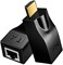 HDMI Extender Адаптер 4k через Cat5e/6 (1 пара), повторитель HDMI в сетевой преобразователь RJ45 Ethernet, 4k HD 1080p до 30 м/98 футов, для HDTV, телеприставок, DVD, PS4, STB, черный 1003379 - фото 498505 HDMI Extender Адаптер 4k через Cat5e/6 (1 пара), повторитель HDMI в сетевой преобразователь RJ45 Ethernet, 4k HD 1080p до 30 м/98 футов, для HDTV, телеприставок, DVD, PS4, STB, черный 1003379 - фото 498505