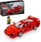 LEGO Speed ??Champions Ferrari F40 Supercar Сборная модель автомобиля для мальчиков и девочек от 9 лет, с минифигуркой водителя, украшение для детской спальни, идея для подарка 76934 1000000199 - фото 502385