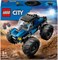 LEGO City Blue Monster Truck Toy для мальчиков и девочек от 5 лет, набор транспортных средств с минифигуркой водителя, креативные гоночные игрушки для детей, идея подарка на день рождения 60402 1000000194