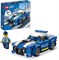 LEGO 60312 Городская полицейская машина, игрушечная для детей от 5 лет с минифигуркой офицера, небольшая идея для подарка, серия «Приключения», набор для погони 1000000195 - фото 502405