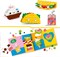 LEGO Classic Creative Food Friends Playset, творческая ролевая игрушка для мальчиков и девочек, набор кубиков для сборки кекса, мороженого, авокадо и тако, строительный набор для детей от 4 лет и старше 11039 1000000225