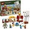 LEGO Minecraft Атака деревни воздушных шаров Гаста - строительная игрушка, включающая дом Стива, функцию взрывающегося фонтана, 4 минифигурки и фигурку железного голема - коллекционный набор по мотивам фильма для мальчиков от 10 лет - 21273 1000000294 - фото 502709