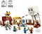 LEGO Minecraft Атака деревни воздушных шаров Гаста - строительная игрушка, включающая дом Стива, функцию взрывающегося фонтана, 4 минифигурки и фигурку железного голема - коллекционный набор по мотивам фильма для мальчиков от 10 лет - 21273 1000000294