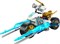 LEGO NINJAGO Zane's Ice Motorcycle Toy для мальчиков и девочек от 7 лет, набор Dragons Rising Motorcycle с минифигуркой персонажа Zane, игровой набор Ninja Adventure, небольшой подарочный автомобиль для детей 71816 1000000301