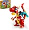 LEGO Creator 3 в 1 Красный дракон, фигурка рыбы, модель птицы Феникс, набор фигурок животных, подарки для мальчиков, девочек и детей от 6 лет 31145 1000000200 - фото 502884