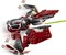 LEGO Star Wars: The Clone Wars Ahsoka's Jedi Interceptor Starfighter Игрушка-конструктор для детей, сборный игровой набор «Звездный корабль» с 3 персонажами, идея подарка для мальчиков, девочек и фанатов в возрасте от 8 лет и старше 75401 1000000933
