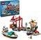 LEGO City Seaside Harbour с набором грузового судна, развивающая игрушка для строительства порта для детей, мальчиков и девочек в возрасте от 8 лет и старше, модель контейнерного крана и лодки с 8 минифигурками, идея подарка на Рамадан 60422 1000000401 - фото 503228