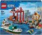 LEGO City Seaside Harbour с набором грузового судна, развивающая игрушка для строительства порта для детей, мальчиков и девочек в возрасте от 8 лет и старше, модель контейнерного крана и лодки с 8 минифигурками, идея подарка на Рамадан 60422 1000000401