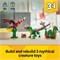 LEGO Creator 3in1 Игрушка «Средневековый дракон» — трансформируется в фигурку морского змея или феникса — набор для строительства «Мифические существа» для детей, мальчиков и девочек от 9 лет — идея подарка на день рождения — 31161 1000000349