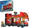 LEGO City Красный двухэтажный экскурсионный автобус, красный автомобиль для мальчиков и девочек от 7 лет, творческий набор с 5 минифигурками, включая младенца и коляску, идея подарка на день рождения 60407 1000000387 - фото 503263
