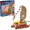 LEGO - Disney Princess Moana's Adventure Canoe Building Toy для девочек и мальчиков от 6 лет, в набор входит лодка и 4 мини-фигурки персонажей, идея подарка на день рождения для детей 43270 1000000510 - фото 503275