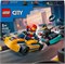 LEGO City Go-Karts and Race Drivers, гоночный игровой набор для мальчиков, девочек и любителей гоночных машин от 5 лет с 2 минифигурками водителей, небольшой подарок для детей дошкольного возраста 60400 1000000558