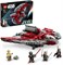 LEGO 75362 Star Wars Набор «Шаттл джедаев T-6 Асоки Тано», сборный игрушечный звездолет с 4 минифигурками, включая Сабин Врен и Маррока со световыми мечами, подарочный набор серии «Асока» 1000000943 - фото 503403