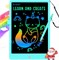 BUKEBU LCD планшет для письма, доска для рисования, 12,5-дюймовый цветной планшет для рисования, электронный планшет для рисования, блокноты для рисования, дорожные подарки для детей в возрасте 3, 4, 5, 6, 7, 8 лет для девочек и мальчиков (синий) 1000001249 - фото 504854