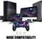 Беспроводной контроллер AceGamer для PS4, игровой контроллер для PS4 с двойной вибрацией, сенсорной панелью, стереоразъемом для наушников, шестиосевым управлением движением, совместим с консолями PS4/Slim/Pro (Galaxy) 1000001514