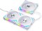 Lian Li UNI Fan SL120 V2 RGB White Triple Pack с контроллером - UF-SL120V2-3W (V2) 1000001576