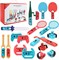 18 в 1 Switch Sport Games Accessories Kit для Nintendo Switch Games, Family Bundle Набор аксессуаров с теннисной ракеткой, контроллером, ручками, гоночным рулем, бандажом, колесами для гольфа, барабанной палочкой, удочкой 1000001682 - фото 506677
