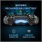 2 беспроводных контроллера для PS4, игровой контроллер, совместимый с Playstation 4/Slim/Pro/ПК, с двойной вибрацией/6-осевым датчиком движения/разъемом для стереогарнитуры/сенсорной панелью/батареей 800 мАч (синий и с черепом) 1000001753