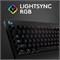 Игровая клавиатура Logitech G G213 Prodigy, RGB-подсветка клавиш с функцией Lightsync, защита от попадания жидкости, настраиваемые клавиши, специальные мультимедийные клавиши, раскладка QWERTY (США, международная) — чёрная 1000001781