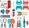 Prosight 18 в 1 Switch Sports Games Accessories Bundle для Nintendo Switch Games, Family Bundle Accessories Kit Совместимость с Switch/Switch OLED Sports Games 1000001833 - фото 507345