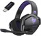 Беспроводная игровая гарнитура NUBWO G06 с микрофоном для PS5, PS4, ПК, беспроводным контроллером и переключателем на 100 часов, игровые наушники с тремя режимами подключения (фиолетовые) 1000001874 - фото 507536