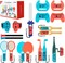 ZONEY Switch Sports Accessories Bundle Set, 18 в 1 Family Party Pack Game Accessories Kit для Nintendo Switch/Switch OLED, для Mario Golf Super Rush The Legend of Zelda Mario Tennis Ace 1000001899 - фото 507649