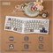 Беспроводная игровая клавиатура EPOMAKER Alice 66, программируемая механическая клавиатура с раскладкой Alice QMK/VIA, проводная клавиатура BT5.0/2.4GHz/USB-C с аккумулятором 4000mAh, возможность горячей замены (линейный переключатель Wisteria) 1000001957