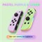 Универсальные беспроводные контроллеры AUFGLO для коммутатора — совместимы с Switch Console, Lite и OLED — замена JC с двумя двигателями, 6-осевым гироскопом и функцией пробуждения (розовый+зеленый) 1000001961