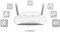 Точка доступа WiFi TP-Link TL-WA801N, 2,4 ГГц, 300 Мбит/с, поддерживает режимы Multi-SSID/Client/Bridge/Range Extender, 2 фиксированные антенны, в комплект входит пассивный инжектор PoE 1000002221