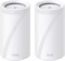 TP-Link WiFi 7 Deco BE85 (2-pack) Mesh WiFi-маршрутизатор, BE19000 Мбит/с трехдиапазонный, каналы 320 МГц, комбинированный порт Ethernet/оптоволокна 10 Гбит/с, повторитель, Alexa, работает с любым интернет-провайдером и модемом, 2 упаковки 1000002300 - фото 509458