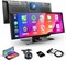 Портативная автомобильная стереосистема Podofo Wireless Carlay, 9,3-дюймовый HD IPS-экран Carplay с Android Auto, видеорегистратор 2,5K, камера заднего вида 1080P, циклическая запись, карта TF на 64 ГБ, навигация, двойной Bluetooth, AUX/FM 1000002467 - фото 510202