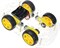 Besomi Electronics DIY Robot Smart Car Chassis Kit Образовательная игрушка с датчиком скорости, 4 колесами и батарейным отсеком для Arduino/Microbit/Raspberry Pi (4 колеса) 1000002735 - фото 511501