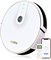 Luby Pet Hair Carpet Floor Cleaning White, робот-пылесос HI5 Hoover Sweeper, высокая выносливость, дистанционное управление через приложение, самозарядка, время работы аккумулятора 100 мин, белый с цветком 1000002803 - фото 511833