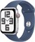 Apple Watch SE (2-го поколения) GPS + Cellular 40 мм умные часы с серебристым алюминиевым корпусом и джинсовым спортивным ремешком - M/L. Фитнес и трекеры сна, обнаружение столкновений, пульсометр, дисплей Retina 1000003730 - фото 516267