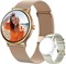ZONEY Smartwatch Women Men с Bluetooth-звонком, 1,43-дюймовым AMOLED HD-экраном, IP68, фитнес-трекером, датчиком артериального давления, пульса, кислорода в крови, монитором сна, более 100 спортивных режимов (кремово-белый) 1000003848 - фото 516853